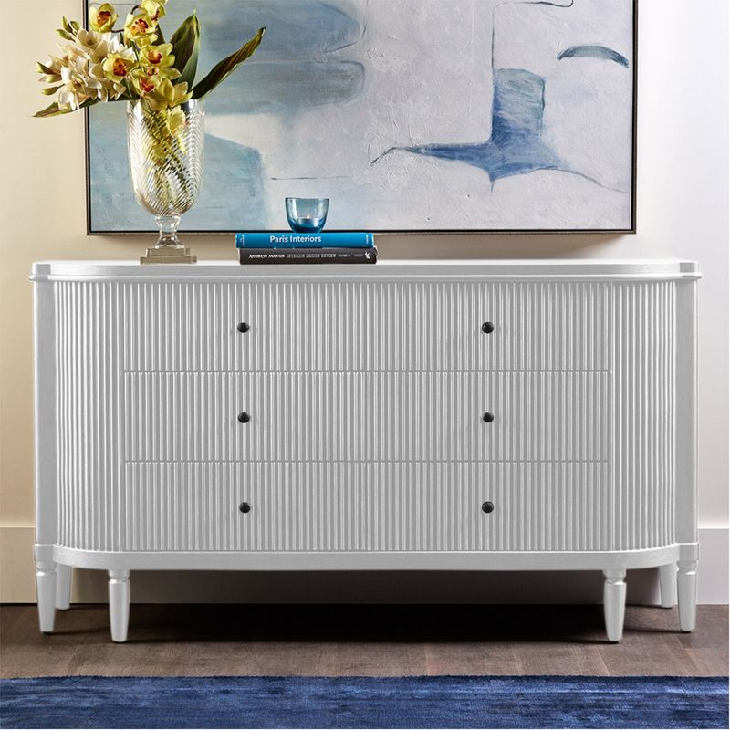 Estelle 6 Drawer Chest - White