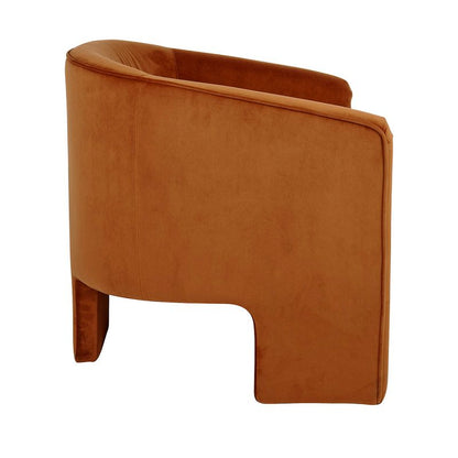 Tayla Arm Chair - Caramel Velvet