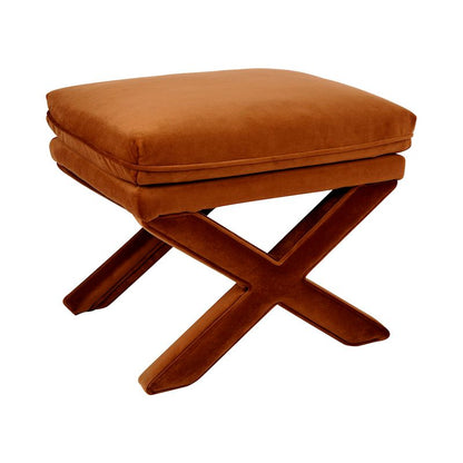 Tayla Stool - Caramel Velvet