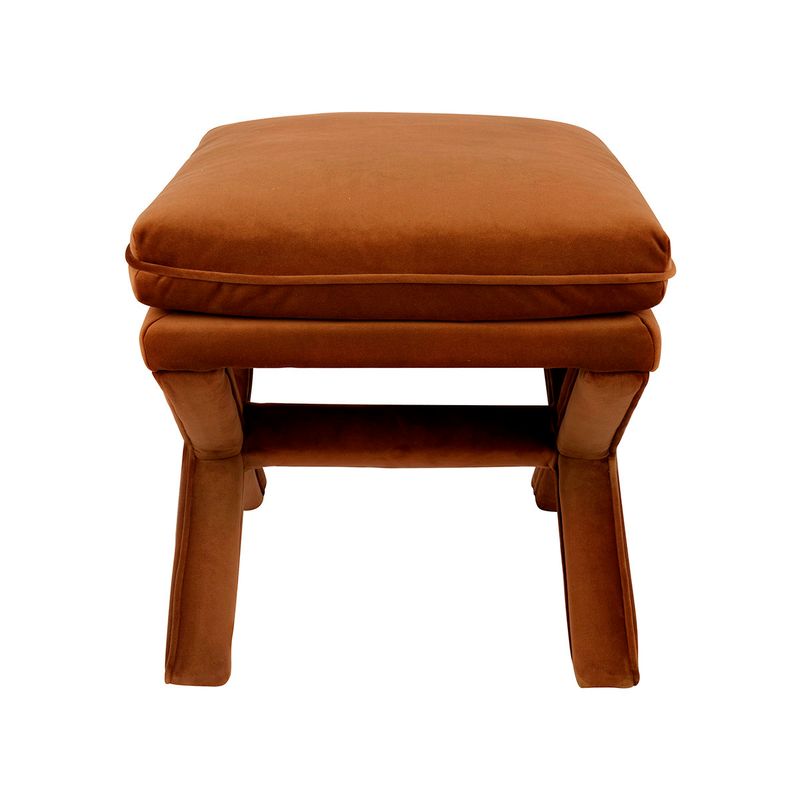 Tayla Stool - Caramel Velvet