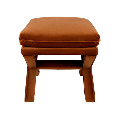 Tayla Stool - Caramel Velvet