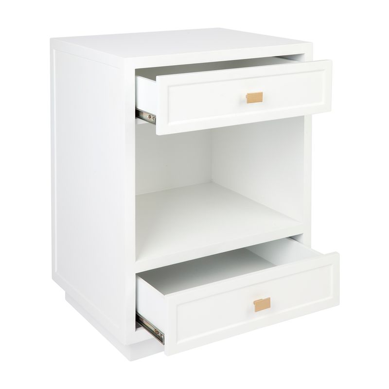 Mason Bedside Table - White