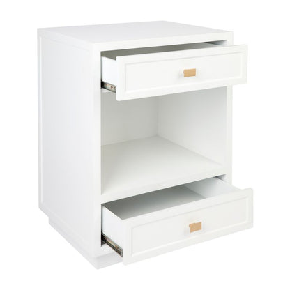 Mason Bedside Table - White