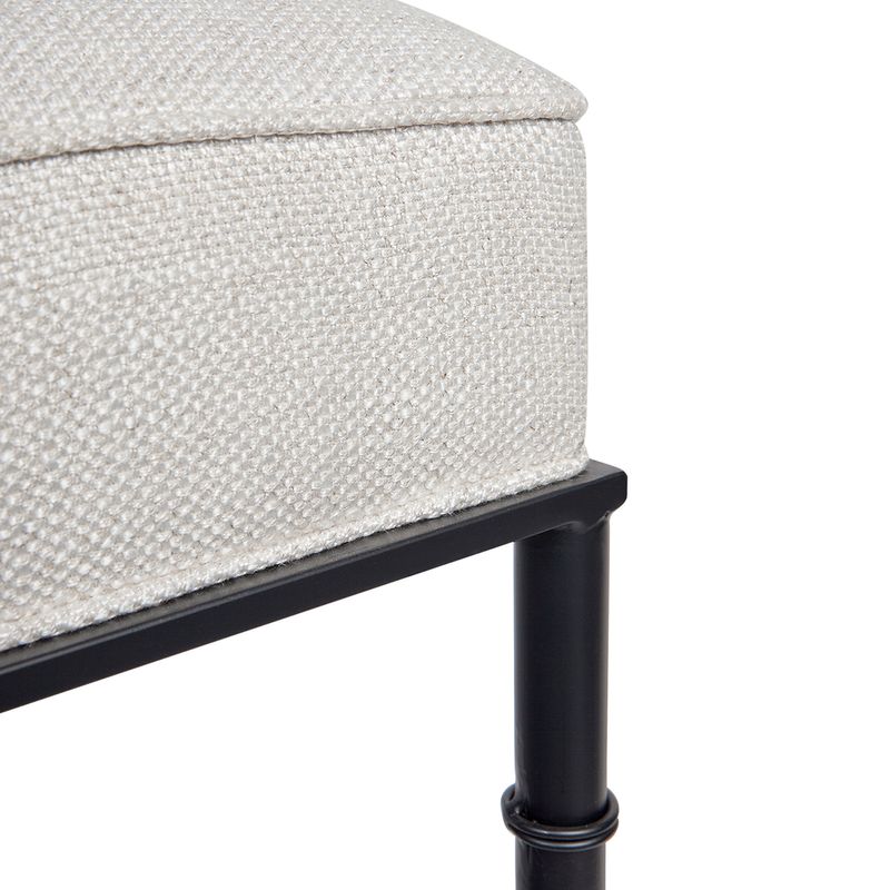 Aciento Bench Ottoman - Natural Linen