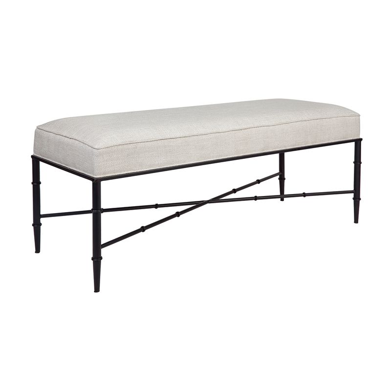 Aciento Bench Ottoman - Natural Linen