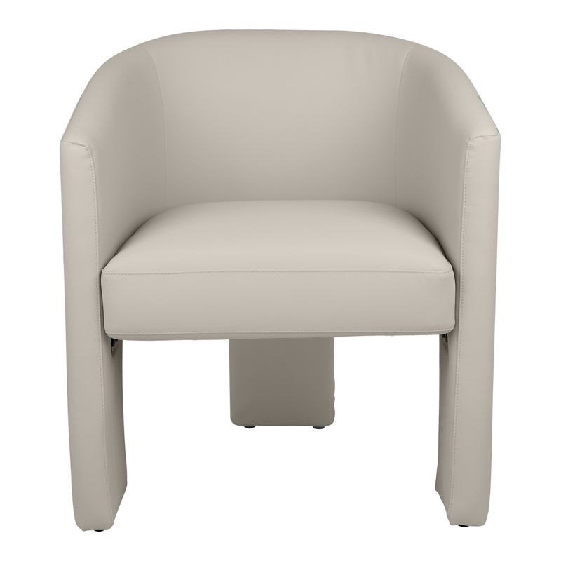 Tayla Dining Chair - Soft Grey Vegan Leather