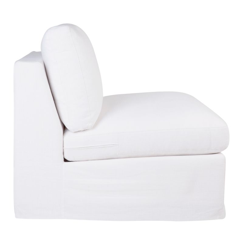 Suffolk Slip Cover Occasional Chair - White Linen