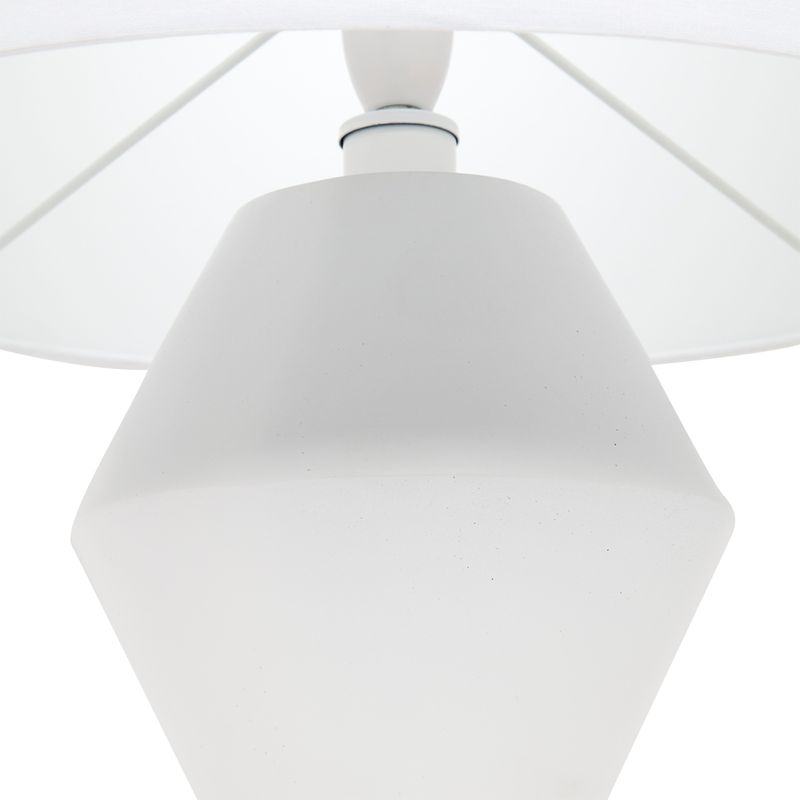 Angular Table Lamp - White