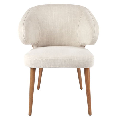 Milton Natural Dining Chair - Natural Linen