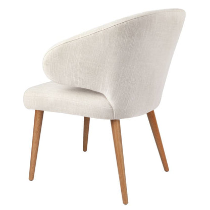 Milton Natural Dining Chair - Natural Linen