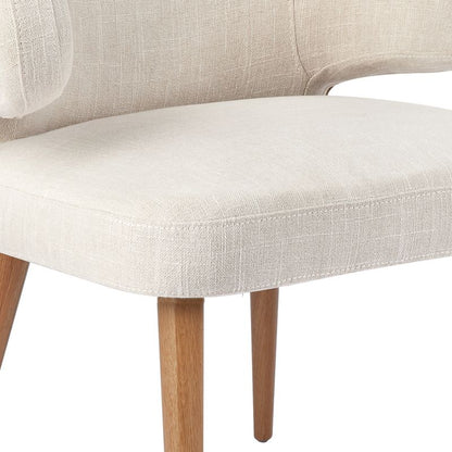 Milton Natural Dining Chair - Natural Linen