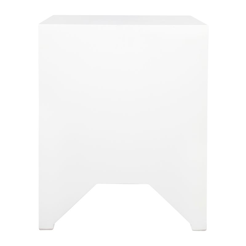 Vittoria Bedside Table - Small White