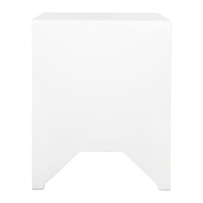 Vittoria Bedside Table - Small White