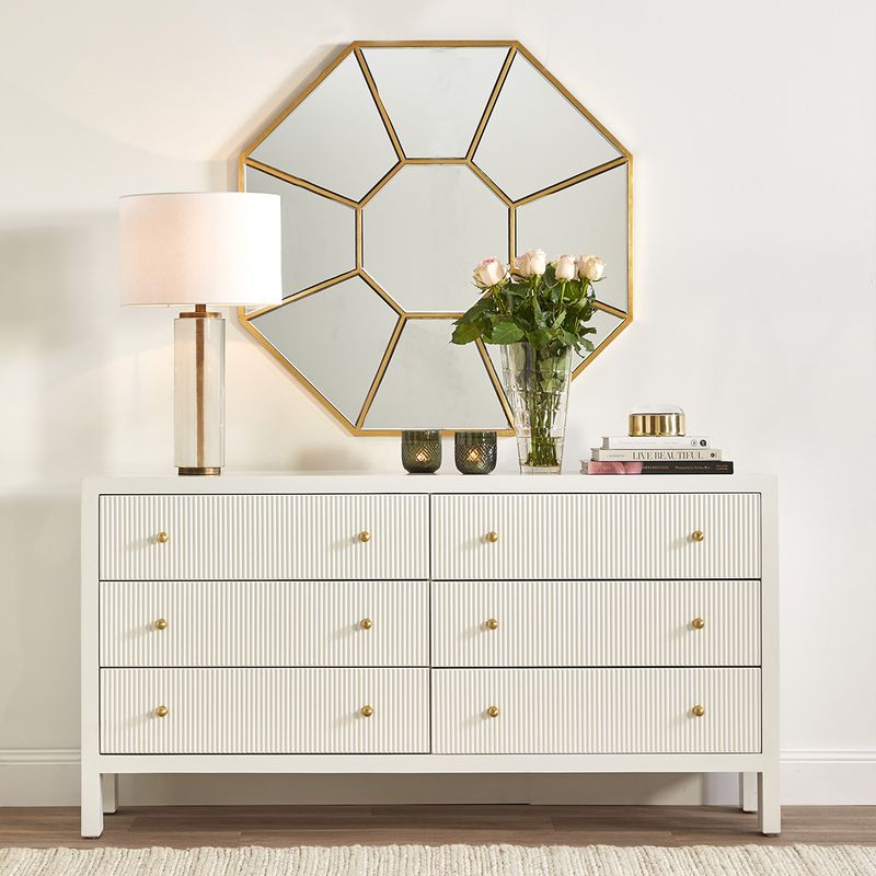 Vittoria 6 Drawer Chest - White