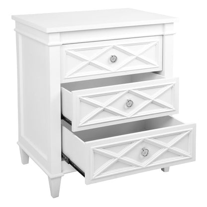 Cape Cod Bedside Table -  Large White