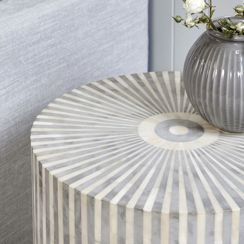 Asmara Side Table - Grey