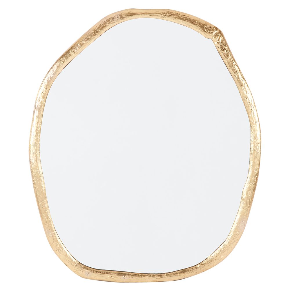 Gemma Wall Mirror - Gold Leaf