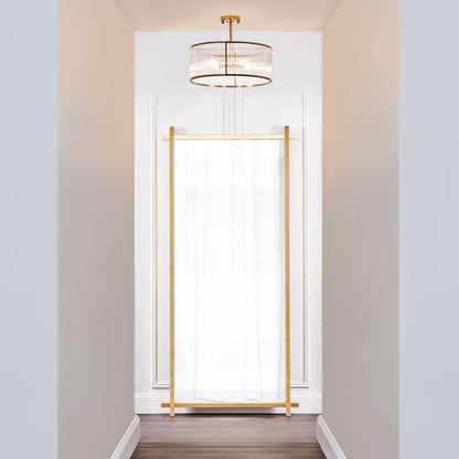 Vincenzo Floor Mirror - Gold Leaf