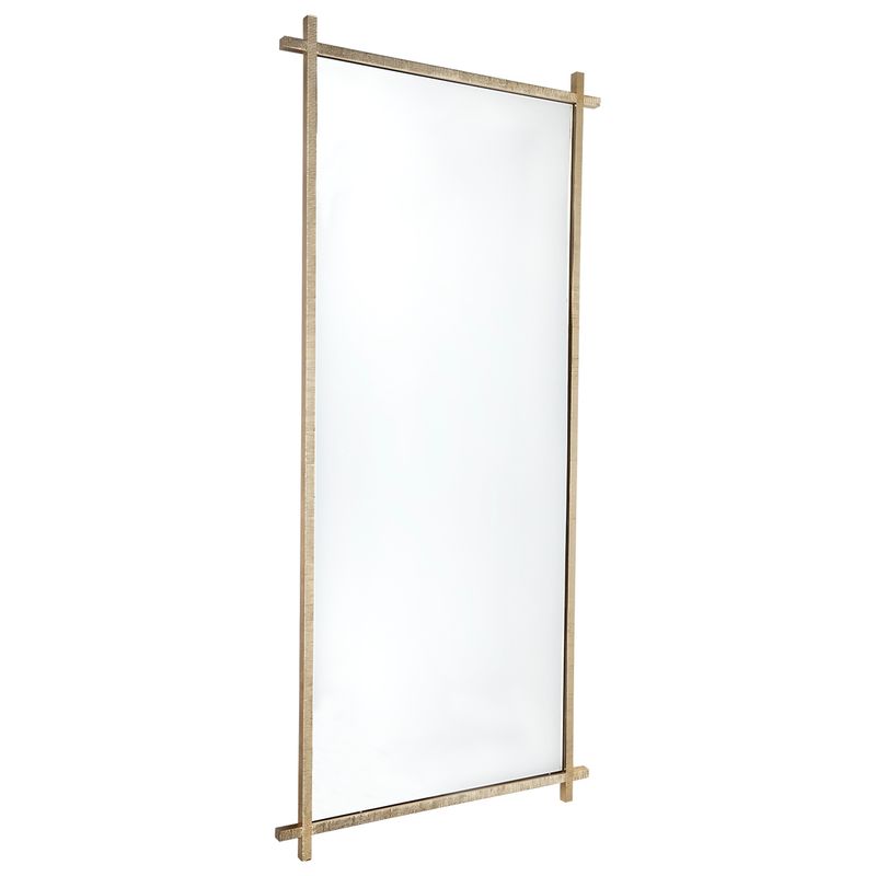 Vincenzo Floor Mirror - Gold Leaf