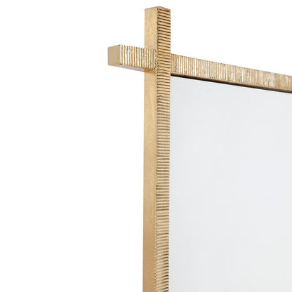 Vincenzo Floor Mirror - Gold Leaf