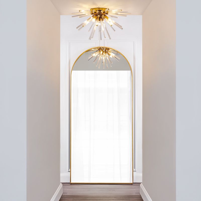 Arco Floor Mirror - Gold Leaf