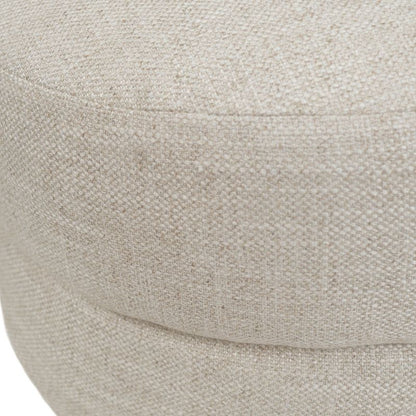 Delia Foot Stool - Natural Linen