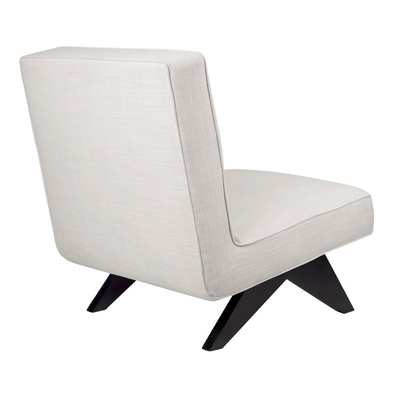 Rowan Slipper Chair - Off White Linen