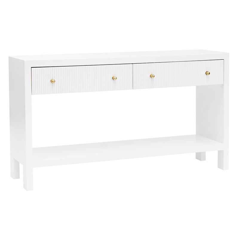 Vittoria Console Table - White