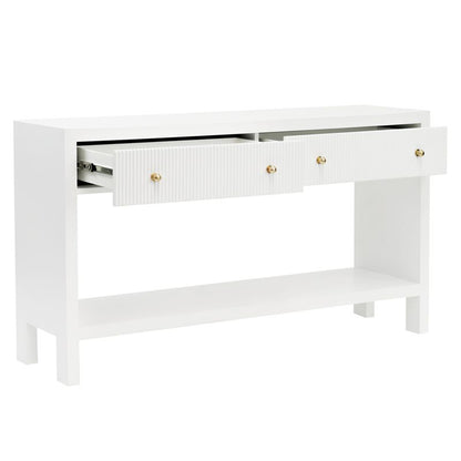 Vittoria Console Table - White