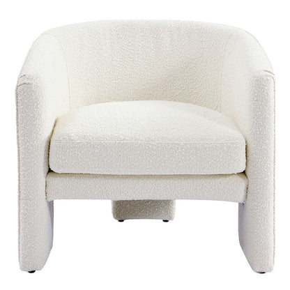 Tayla Arm Chair - White Boucle