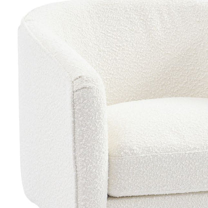 Tayla Arm Chair - White Boucle