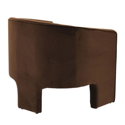 Tayla Arm Chair - Dark Chocolate Velvet