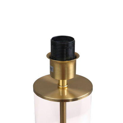 Broadway Table Lamp - Brass with White Shade