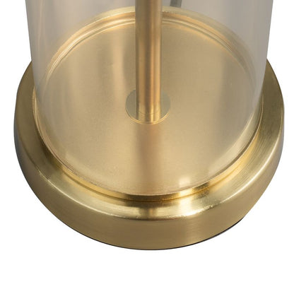 Broadway Table Lamp - Brass with White Shade