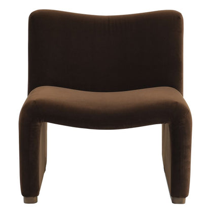 Matis Occasional Chair - Dark Chocolate Velvet