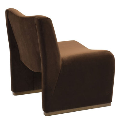 Matis Occasional Chair - Dark Chocolate Velvet