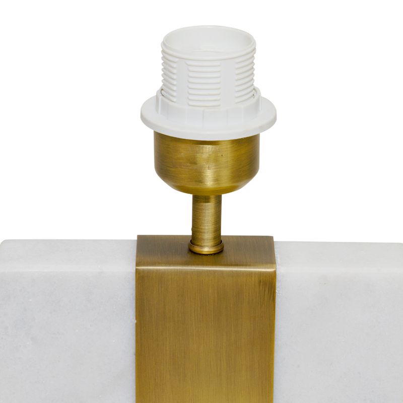 Navarro Marble Table Lamp - White