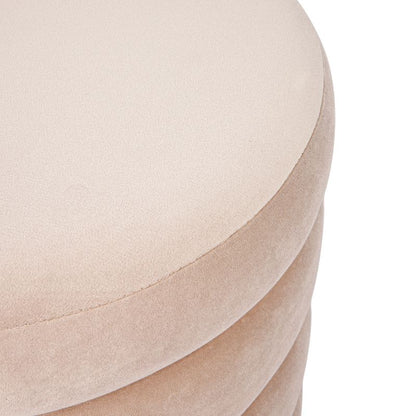 Celeste Stool - Nude Velvet