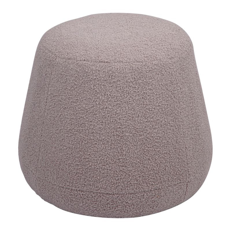 Dot Stool - Lilac Grey Sherpa