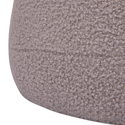 Dot Stool - Lilac Grey Sherpa