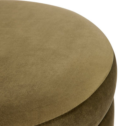 Celeste Stool - Olive Velvet