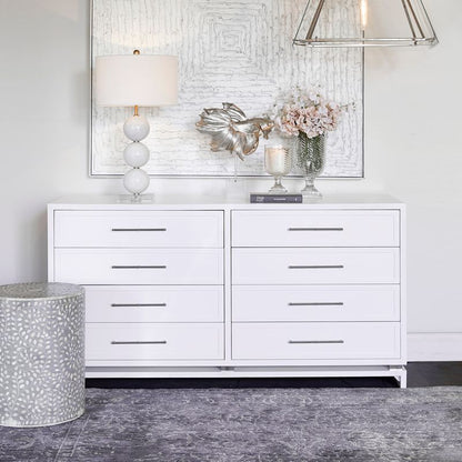 Peyton 8 Drawer Chest - White