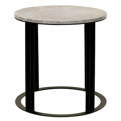 Cezar Marble Side Table – Grey