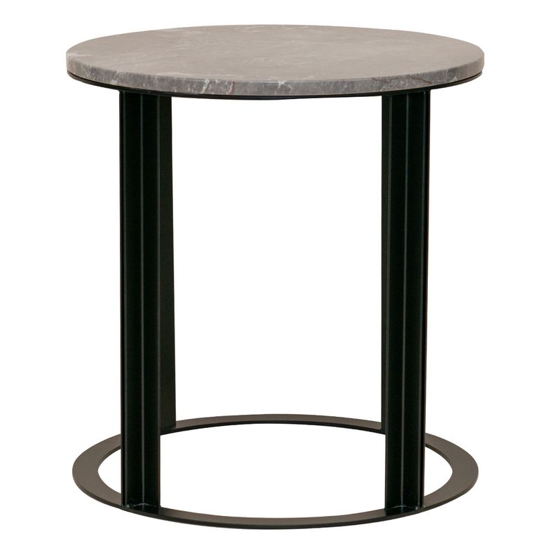 Cezar Marble Side Table – Grey