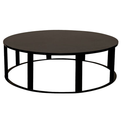 Cezar Marble Coffee Table – Black – Large