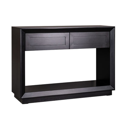 Biarritz Oak Console Table – Small – Black