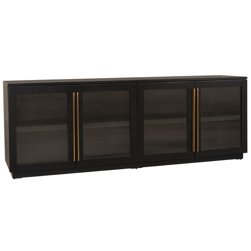 Francisco Oak Buffet – Black