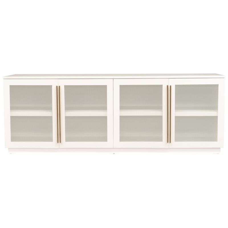 Francisco Oak Buffet – White