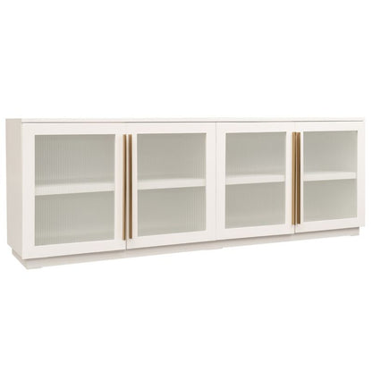 Francisco Oak Buffet – White