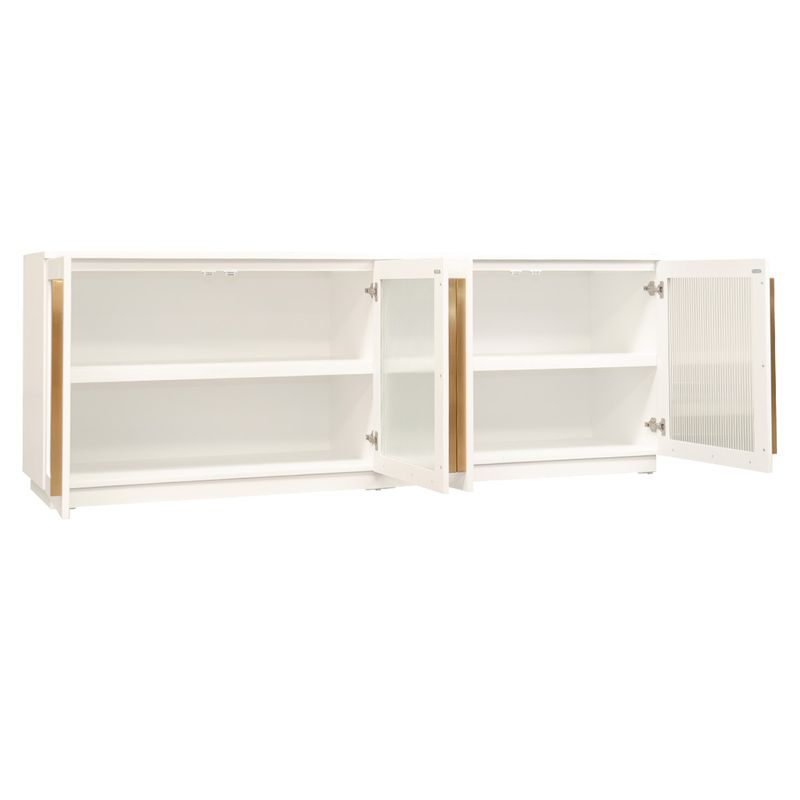 Francisco Oak Buffet – White